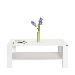 Hanah Home Shp-695-Dd-1 Mesa de Centro Blanca Diamante 110x65x42 cm Tablero Melamina 16mm Elegante Moderna Funcional